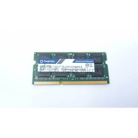 dstockmicro.com Mémoire RAM Timetec 78AP13NUS2R8-8G 8 Go 1333 MHz - PC3-10600S (DDR3-1333) DDR3 SODIMM