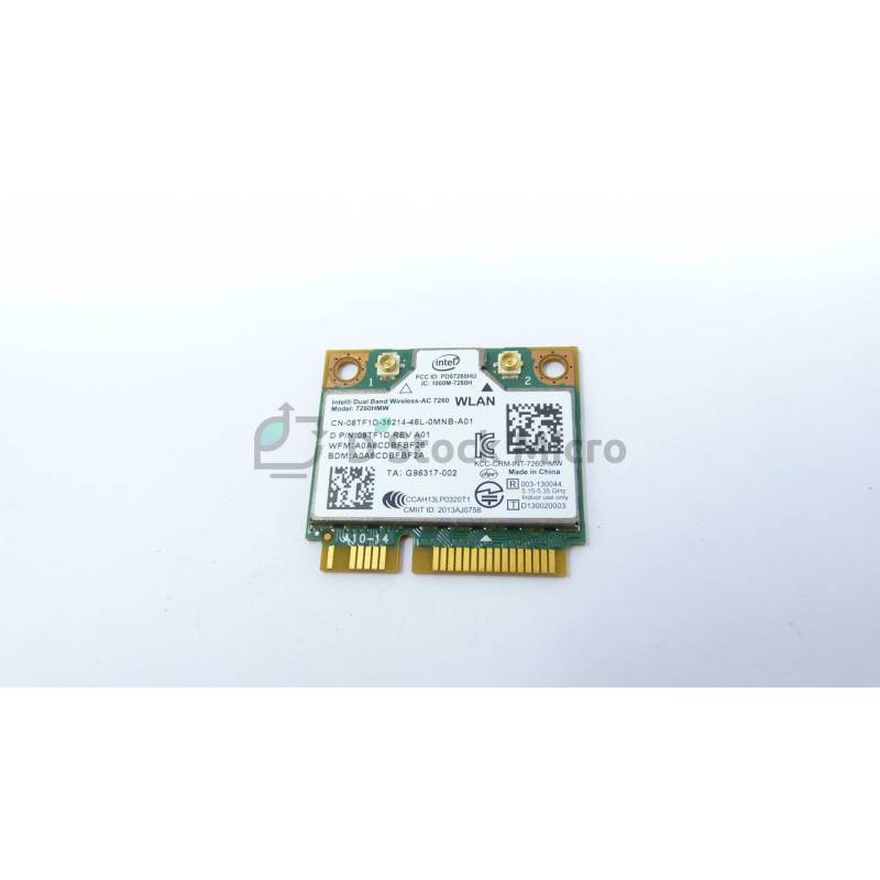 Wifi card Intel 7260HMW DELL Alienware 14 P39G001 08TF1D