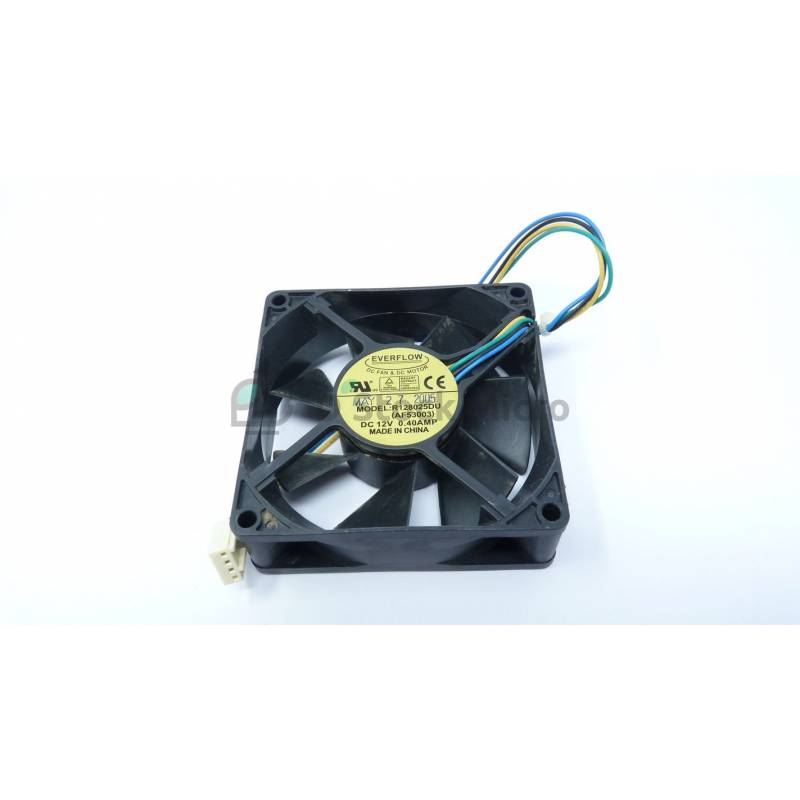 CYRMZAY Ventilatore Compatibile per Everflow F128025SU 8025 8CM 80mm 80 * 25mm DC 12V 0.40A PWM Ventola di Raffreddamento CPU