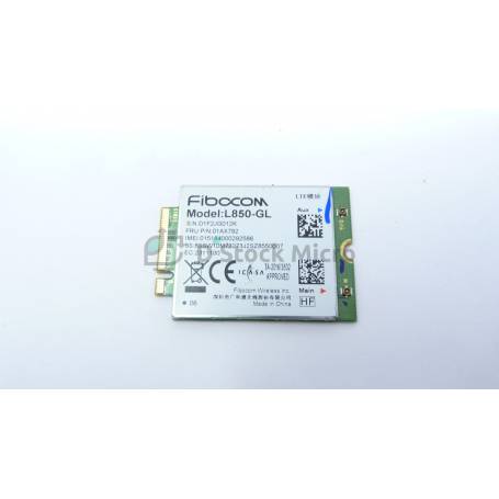 dstockmicro.com Carte 4G Fibocom L850-GL LENOVO Thinkpad X1 Carbon 6th Gen (type 20KG) 01AX792