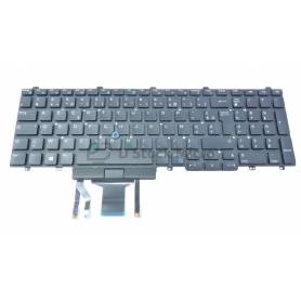 Keyboard AZERTY - SN7232BL - 0WCKVN for DELL Latitude 5580