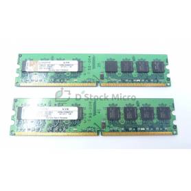 Mémoire RAM KINGSTON KVR667D2N5K2/2G 2 GB Kit (2 x 1 GB) 667 MHz - PC2-5300 (DDR2-667) DDR2