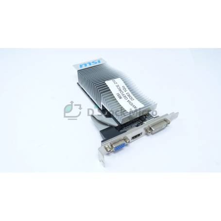dstockmicro.com Carte vidéo MSI N210-MD1GD3H/LP PCI-E NVIDIA GeForce 210 1 Go GDDR3