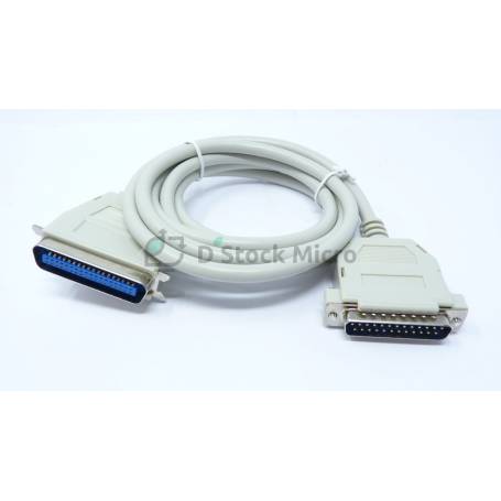 dstockmicro.com Assmann D-Sub 25 pin to Centronics 36 pin printer cable - 1.8m