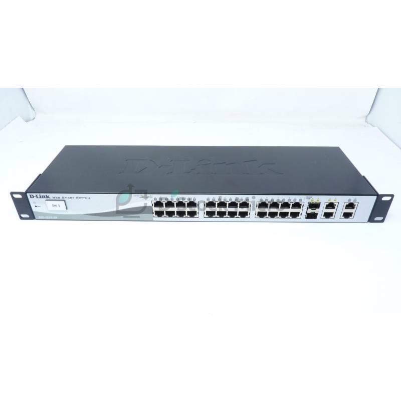 Switch D-Link DES-1210-28 - 24 Ports 10/100 + 2 Combo SFP + 2 Gigabit - Occasion